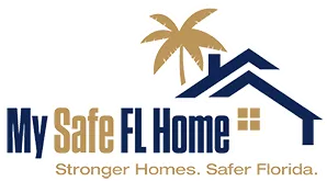 My Safe Florida Home grant program logo and branding for hurricane resilience