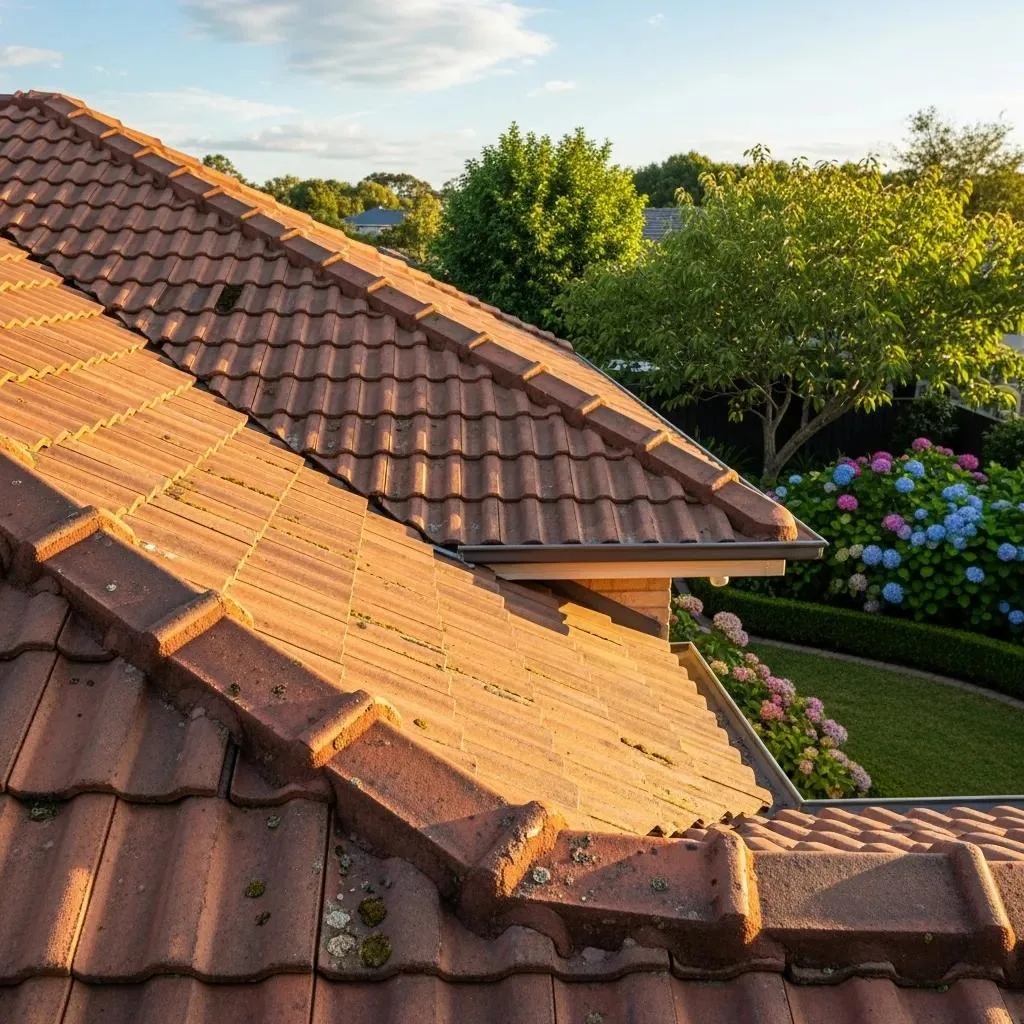 Beautiful clay tile roof on a Melbourne home showcasing durability and aesthetic appeal.