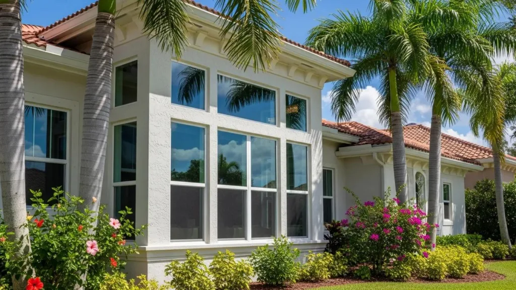 Florida home with impact-resistant hurricane windows highlighting safety and energy efficiency