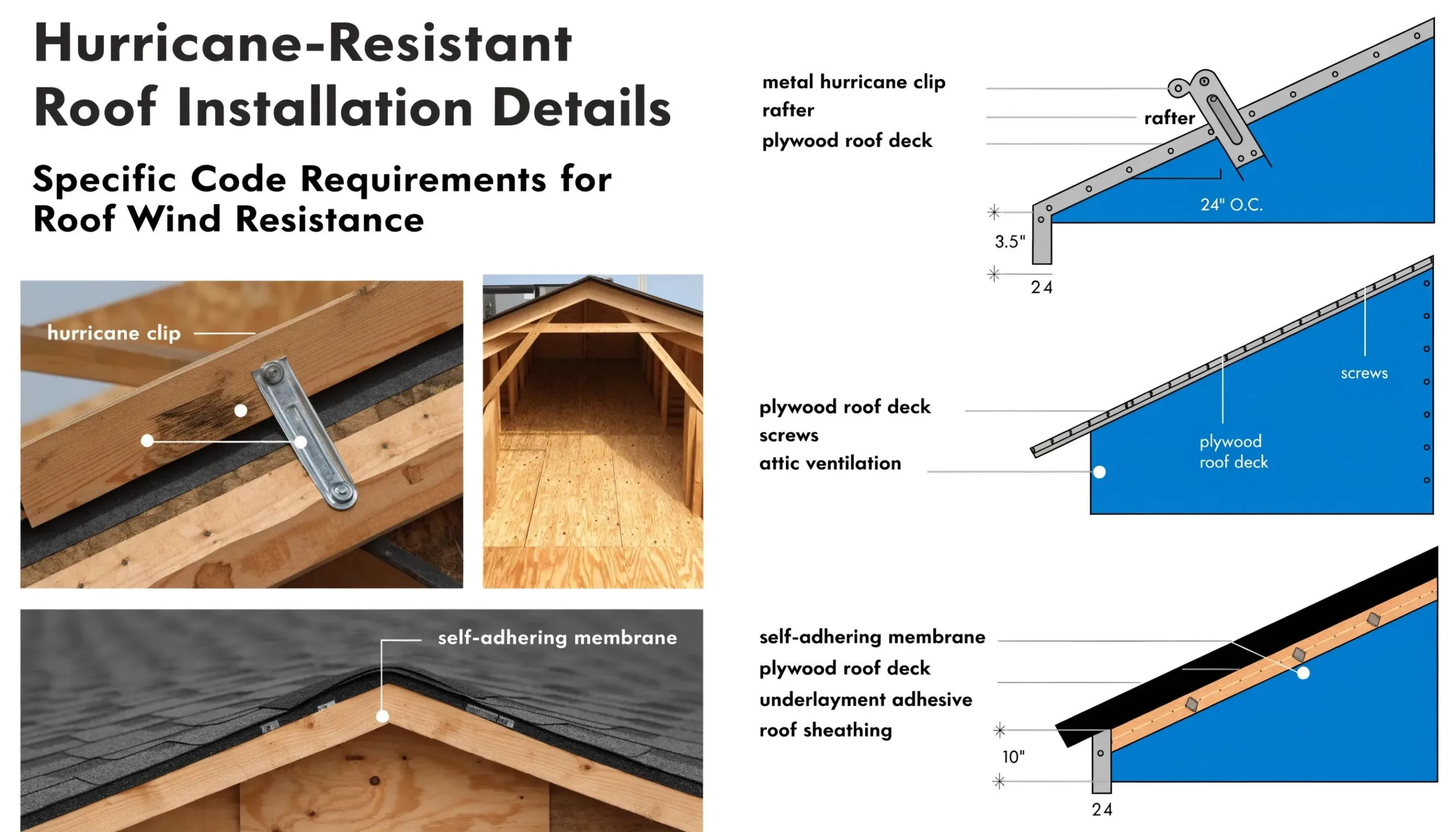 Visual representation of Florida building codes for roof wind resistance, highlighting compliance standards in Palm Bay